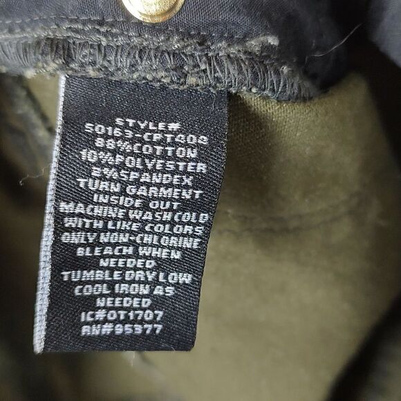 Sanctuary Camo Asymmetrical Frayed Hem Mini Skirt Size 28 - Picture 9 of 13